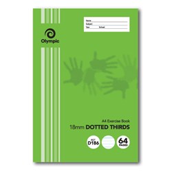 (SPP-197722) -OLYMPIC EXERCISE BOOK A4 18MM DOTTED