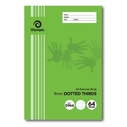 (BAN-197723) - Olympic D964i Exercise Book 9mm A4 