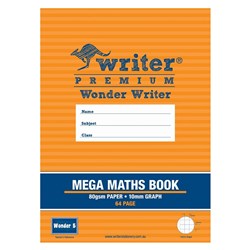 (NPM-EB6584) - WONDER WRITER 64 PAGE MEGA MATHS BO
