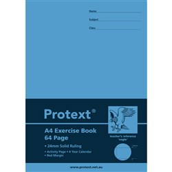 (NPM-NB5088) - PROTEXT EXERCISE BOOK 24MM 64 PAGE 