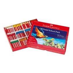(FAB-21-900020)- Faber-Castell Oil Pastels School Pack Assorted Box Of 288
