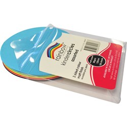 KINDER SHAPES Matte Circles 120mm 80gsm Pack of 100