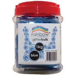  Rainbow Glitter Bulk Jar Red 1kg 