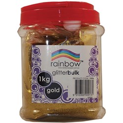  Rainbow Glitter Bulk Jar Red 1kg 