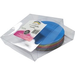  Rainbow Kinder Circles Gloss 120mm 84gsm Assorted Pack Of 500 