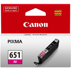  Canon Pixma CLI651M Ink Cartridge Magenta 