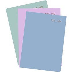Cumberland Soho Financial Year Diary A5 Day to Page Spiral Assorted