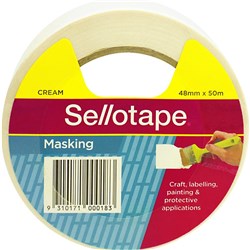  Sellotape Masking Tape 48mmx50m Beige 