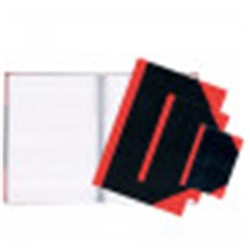 COLLINS RED & BLACK NOTE BOOKS A6 Feint Ruled 200 pages (100 Leaf)