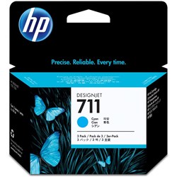  HP CZ130A 711 Ink Cartridge 29ml Cyan 