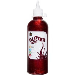  EC Glitter Paint 500ml Red 0 