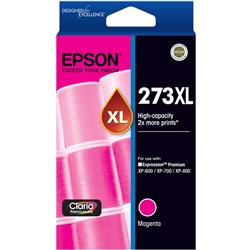 Epson 273XL Claria Premium Ink Cartridge High Yield Magenta 