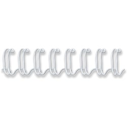  Fellowes Wire Binding Combs 11mm 34 Loop 100 Sheet Capacity White Pack Of 100 