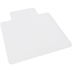  Rapidline Chair Mat Dimpled Base For Low Pile Carpet 115 x 135cm Frosted 