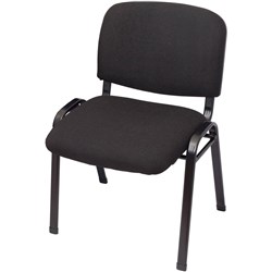  Rapidline Nova Stackable Visitor Chair Black 