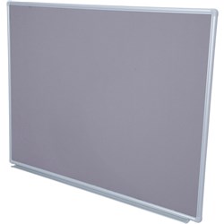  Rapidline Pinboard 900W x 15D x 600mmH Grey Felt Aluminium Frame 