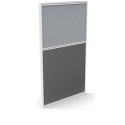  Rapidline Rapid Screen 750W x 30D x 1250mmH Grey Fabric / Ironstone Base 