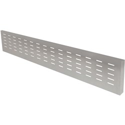  Rapidline Rapid Span Metal Modesty Panel 1280W x 300mmH Silver Grey 
