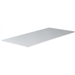 Rapidline Melamine Rectangle Table Top Only 25mm Thick 1500Wx750D Grey