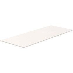  Rapidline Rectangle Table Top Only 1500W x 750D x 25mmH White 