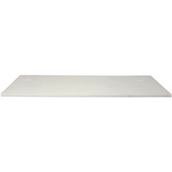 Rapidline Melamine Rectangle Table Top Only 25mm Thick 1800Wx750D Grey