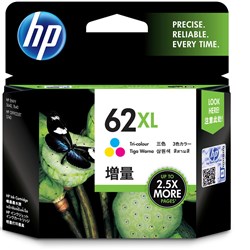 (DYN-C2PO7AA) - HP 62XL TRI COLOUR INK 415 Pages