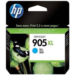  HP 905XL Ink Cartridge High Yield Cyan T6M05AA 