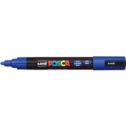  Uni Posca Paint Marker PC-5M Medium 2.5mm Bullet Tip Blue 
