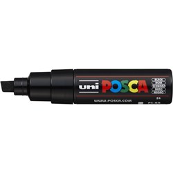  Uni Posca Paint Marker PC-8K Broad 8mm Chisel Tip Black 