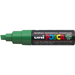  Uni Posca Paint Marker PC-8K Broad 8mm Chisel Tip Green 