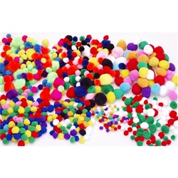  Jasart Pom Poms Std Assorted Pack of 150 