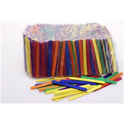  Jasart Pop Sticks Coloured Pack of 1000 