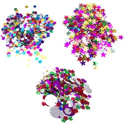  Jasart Sequins Shapes Sizes 25gm 