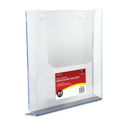  Deflecto Brochure Holder A4 Single Tier Wall Mount 0 
