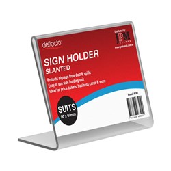  Deflecto Business And Place Card Holder Single Tier 0 