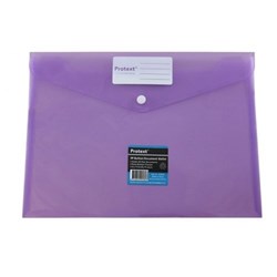 (NPM-NP9591) - PROTEXT A4 DOCUMENT POCKET Poly But