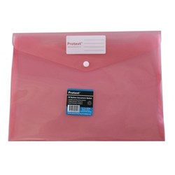 (NPM-NP9592) - PROTEXT A4 DOCUMENT POCKET Poly But