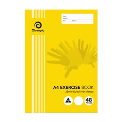 TUDOR EXERCISE BOOKS A4 48Page 25mm Ruled