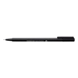 STAEDTLER TRIPLUS 334 Fineliner Black Pack of 10