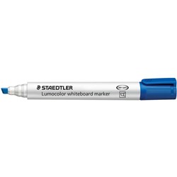  Staedtler 351B Lumocolor Whiteboard Marker Chisel 2-5mm Blue Pack of 10 