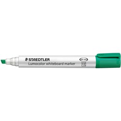  Staedtler 351B Lumocolor Whiteboard Marker Chisel 2-5mm Green Pack of 10 