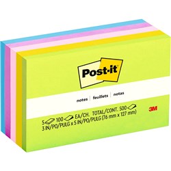 Post-It 655-5UC Assorted Notes 73mmx123mm Floral F