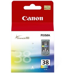  Canon ChromaLife100 Pixma CL38 Ink Cartridge Tri-Colour 