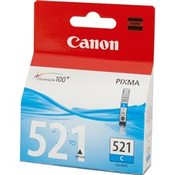  Canon ChromaLife100 Pixma CLI521C Ink Cartridge Cyan 
