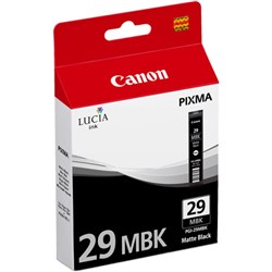  Canon Pixma PGI29MBK Ink Cartridge Matte Black 