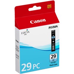  Canon Pixma PGI29PC Photo Ink Cartridge Cyan 