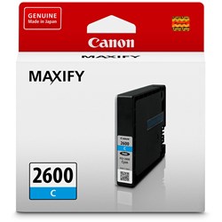  Canon Maxify PGI2600C Ink Cartridge Cyan 