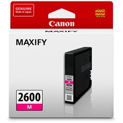  Canon Maxify PGI2600M Ink Cartridge Magenta 