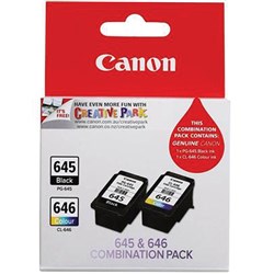  Canon Pixma PG645 CL646 Ink Cartridge Value Pack Twin Pack CYMK 