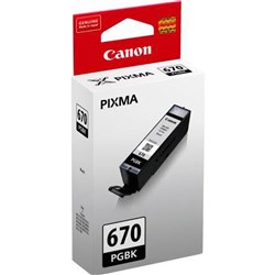  Canon Pixma PGI670BK Ink Cartridge Black 